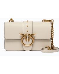 Pinko - Love Bag One Small Crossbody Bag In Leather - Lyst