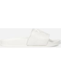 Pinko - Rubber Slip-On Sandals With Love Birds Maxi Logo - Lyst