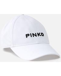Pinko - Cap With Peak And Embroidered Logo - Lyst