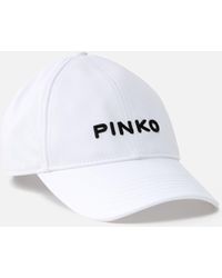 Pinko - Schildkappe Mit Gesticktem Logo - Lyst