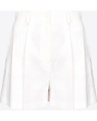 Pinko - Tailored Linen Shorts - Lyst