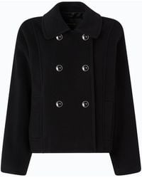 Pinko - Double-Breasted Pea Coat - Lyst