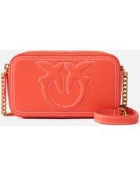 Pinko - Piccola Borsa A Tracolla Con Logo Love Birds - Lyst