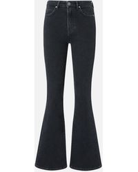 Pinko - Schlagjeans Aus Denim, Limousinenschwarz - Lyst