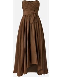 Pinko - Special-occasion Taffeta Dress With Sweetheart Neckline - Lyst