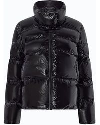 Pinko - Padded Crystal Nylon Pea Coat - Lyst