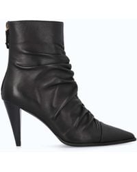 Pinko - Nappa Leather Ankle Boots With High Heel And Pointed Toe - Lyst