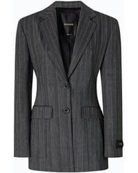 Pinko - Pinstriped Wool-Blend Jacket - Lyst