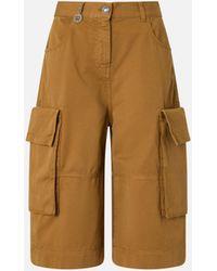 Pinko - Cargo Bermuda Shorts With Rivets - Lyst