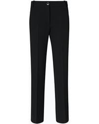 Pinko - Trousers With Pressed Crease Detail - Lyst