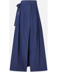 Pinko - Long Full Skirt With Belt - Lyst