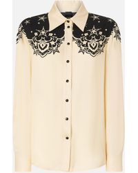 Pinko - Shirt With Placed Star Print - Lyst