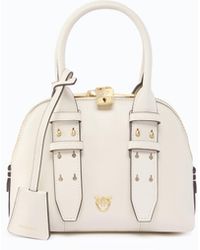 Pinko - Leather Mini Escape Bag Bowling Bag - Lyst