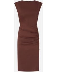 Pinko - Slim-Fitting Calf-Length Dress - Lyst