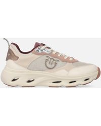 Pinko - Sneakers With Love Birds Logo - Lyst