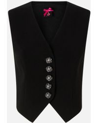 Pinko - Chaleco Con Botones Joya Rosas - Lyst
