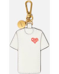 Pinko - Is Amore T-Shirt Charm Keyring - Lyst
