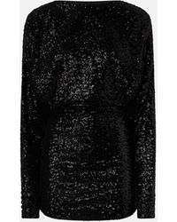 Pinko - Elegant Mini Dress With Sequins - Lyst