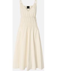 Pinko - Abito Midi Smanicato Con Pieghe E Arricci - Lyst