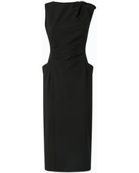 Pinko - Midi Sheath Dress With Jewel Detail - Lyst