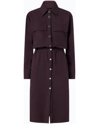 Pinko - Midi Shirt Dress With Maxi Pockets - Lyst
