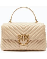 Pinko - Classic Lady Love Bag Puff Chevron - Lyst