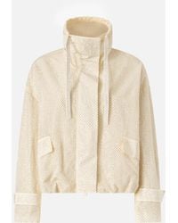 Pinko - Blouson Jacket With All-Over Micro Studs - Lyst