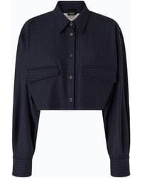 Pinko - Camisa Corta De Rayas Diplomáticas - Lyst