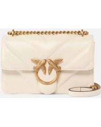 Pinko - Love Bag One Small Handbag In Leather - Lyst