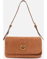 Pinko - Love Bag Click Soft Horizontal Handle Medium Crossbody Bag - Lyst