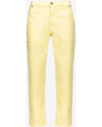 Pinko - Cotton Bull Chino-style Jeans - Lyst