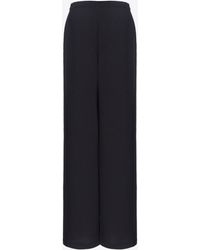 Pinko - Crepe De Chine Pull-on Trousers - Lyst