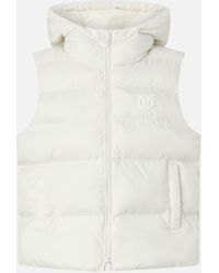 Pinko - Padded Puffer Gilet With Hood - Lyst