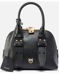 Pinko - Bowling-Henkeltasche Mini Escape Bag Aus Leder - Lyst