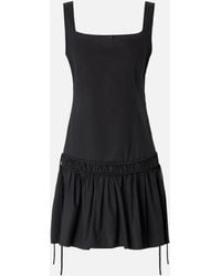 Pinko - Short Dress With Gathering And Drawstring - Lyst