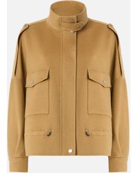 Pinko - Gabán De Paño Doble Con Cuello Alto - Lyst