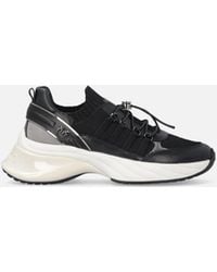 Pinko - Knitted Sneakers With Laces And Cord Lock - Lyst