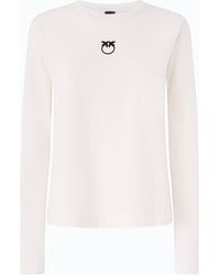 Pinko - Sweater With Love Birds Logo - Lyst