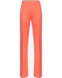 Pinko - Flared Stretch Technical Trousers - Lyst
