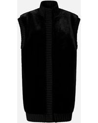 Pinko - Long Faux Fur Gilet - Lyst