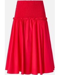 Pinko - Midi Skirt With Elasticated Band - Lyst