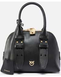 Pinko - Leather Mini Escape Bag Bowling Bag - Lyst