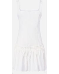 Pinko - Short Dress With Gathering And Drawstring - Lyst