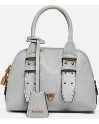 Pinko - Leather Mini Escape Bag Bowling Bag - Lyst