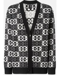 Pinko - Cardigan With Love Birds Logo - Lyst
