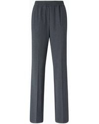 Pinko - Straight-Leg Trousers With Elasticated Waist - Lyst