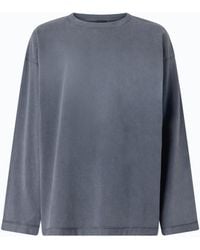 Pinko - Faded-Effect Sweatshirt With Love Birds Logo - Lyst
