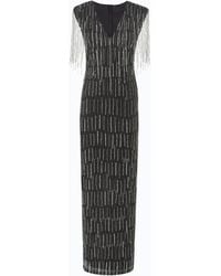 Pinko - Long Dress With Crystals And Sequins - Lyst
