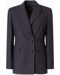 Pinko - Double-Breasted Slim-Fit Wool-Blend Jacket - Lyst