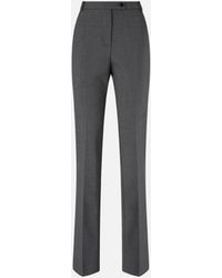 Pinko - Long Trousers With Rear Zip - Lyst